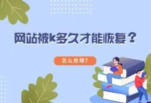 网站被K了怎么办?怎么恢复?-阿森博客